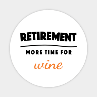 Retirement Gift Retired Elderly Party Wine Magnet